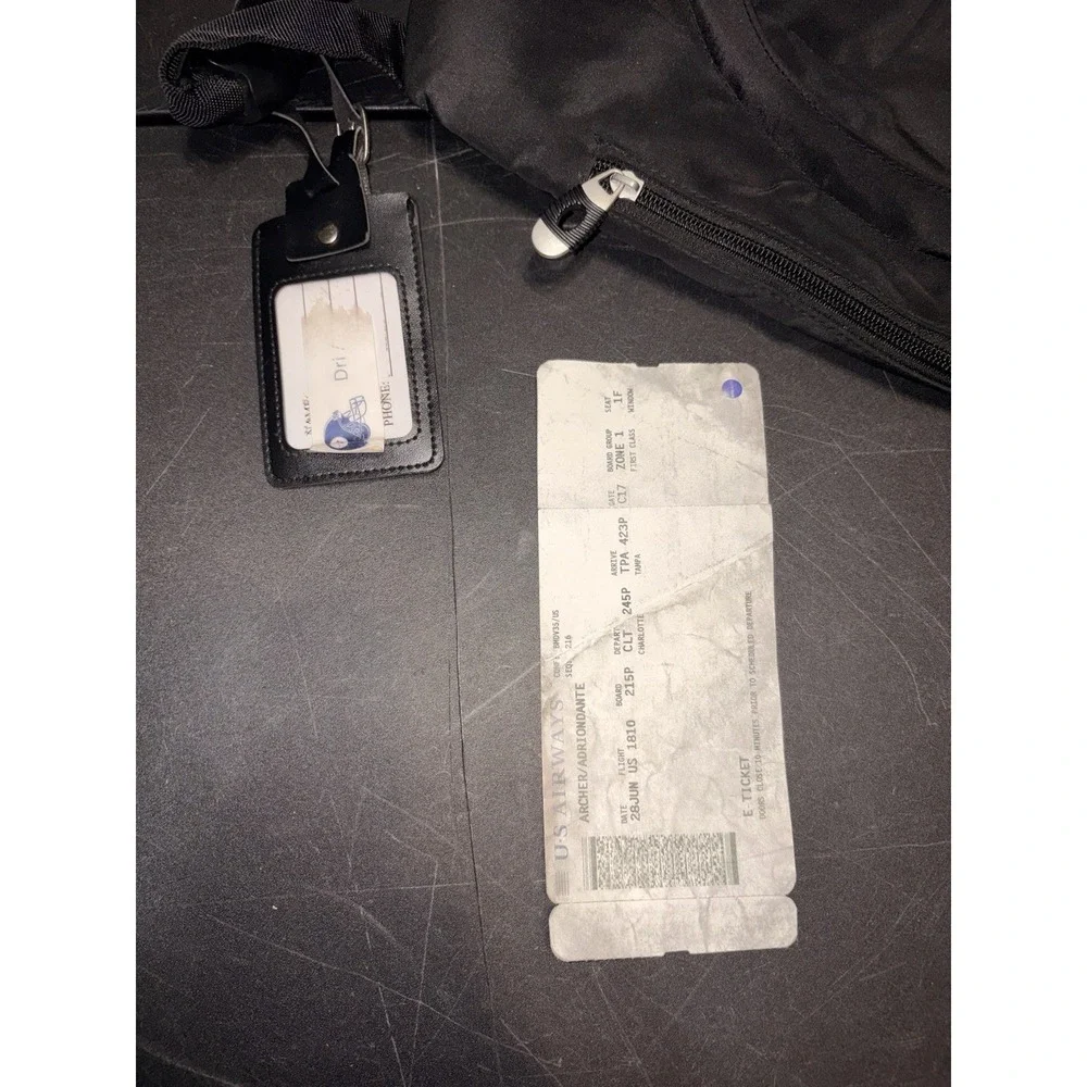 Dri Archer Player Issued 2014 NFL Rookie Symposium SlingBag Tickets Pit Steelers